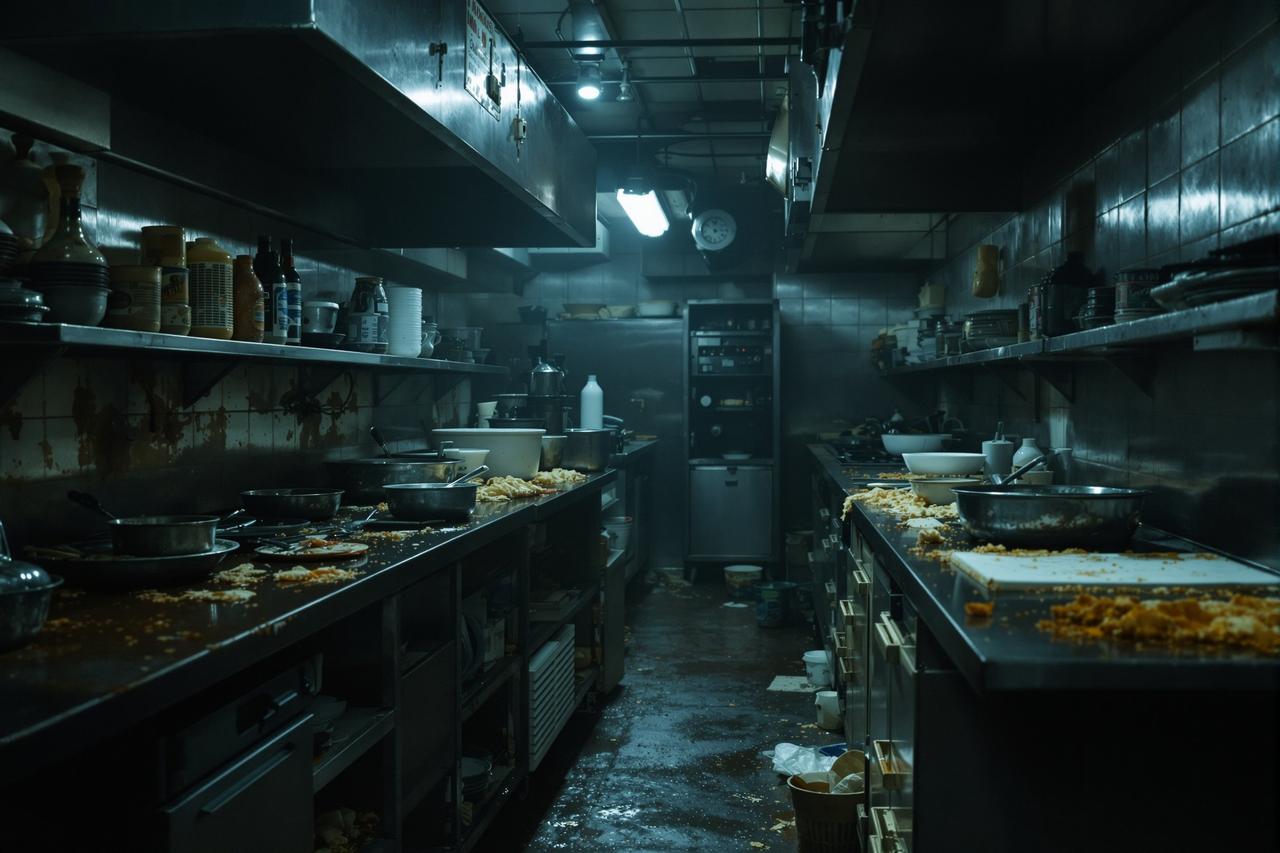 热门瓜热搜 - 某网红打卡地被曝食品安全问题，后厨蟑螂乱爬画面触目惊心
